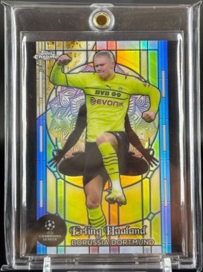 Erling Haaland 2023 Topps Merlin Chrome 6/9