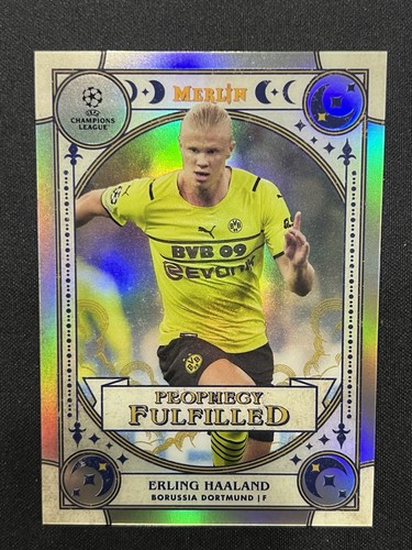 Erling Haaland 2022 Topps Merlin Chrome