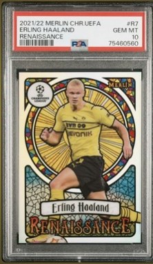 Erling Haaland 2021 Topps Merlin Chrome #7