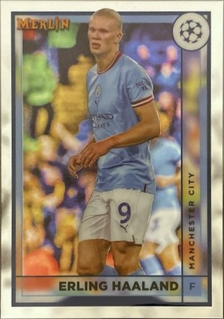 Erling Haaland 2023 Topps Merlin Chrome #92