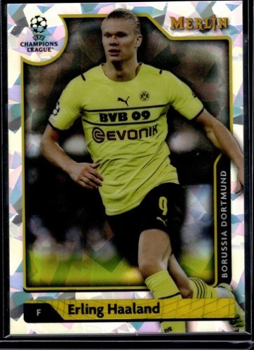 Erling Haaland 2021 Topps Merlin Chrome Atomic /250