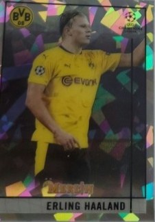 Erling Haaland 2020 Topps Merlin Chrome Atomic Refractor