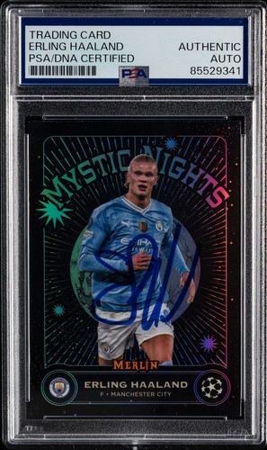 Erling Haaland 2024 Topps Merlin Chrome MN-14