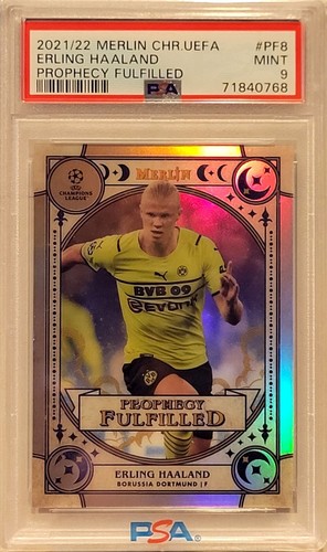 Erling Haaland 2021 Panini Merlin Chrome #PF8