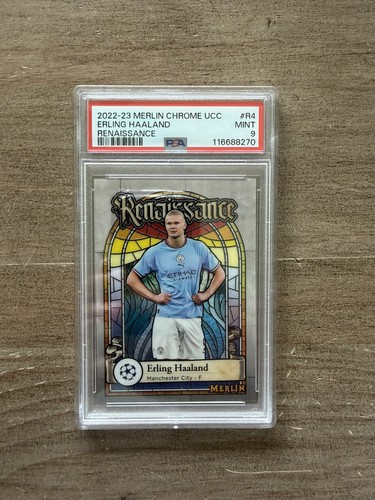 Erling Haaland 2023 Topps Merlin Chrome R4