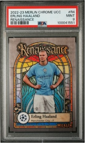 Erling Haaland 2023 Topps Merlin Chrome #R4