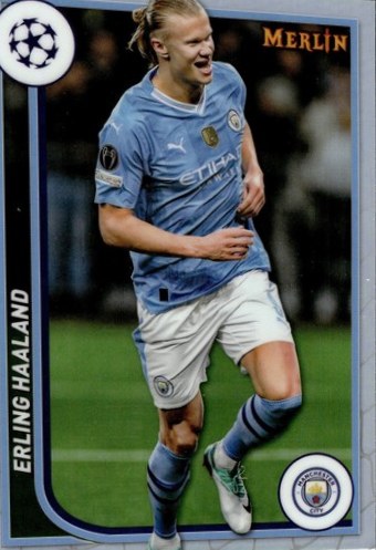 Erling Haaland 2023 Topps Merlin Chrome Refractor