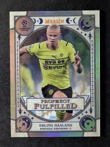 Erling Haaland 2021 Topps Merlin Chrome Refractor #PF-8