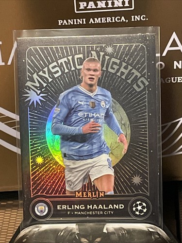 Erling Haaland 2023 Topps Merlin Chrome Rifrattore