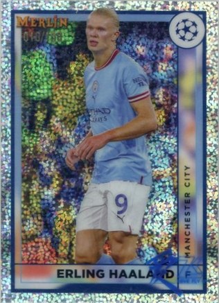 Erling Haaland 2022 Topps Merlin Chrome Speckle Refractor /150