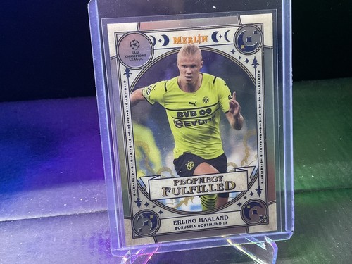 Erling Haaland 2021 Topps Merlin Chrome UCL