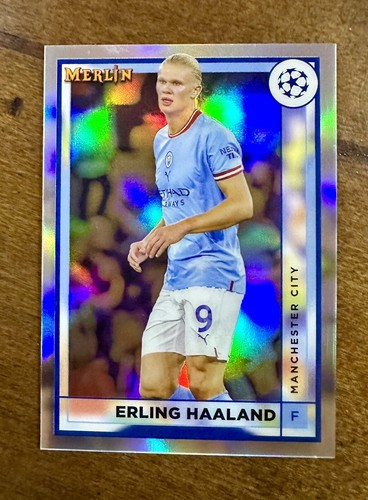 Erling Haaland 2022 Topps Merlin Chrome UCL Refractor