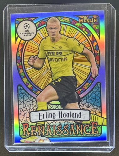 Erling Haaland 2021 Topps Merlin Chrome UEFA