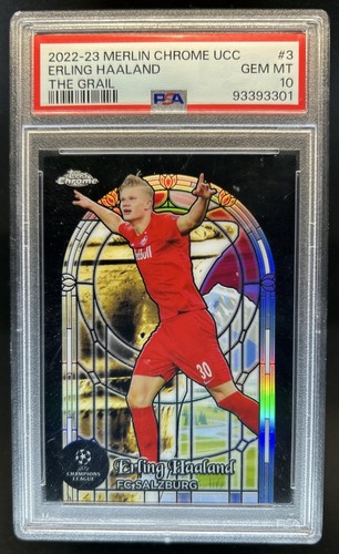 Erling Haaland 2022 Topps Merlin Chrome UEFA /9