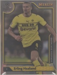 Erling Haaland 2021 Topps Merlin Collection Chrome