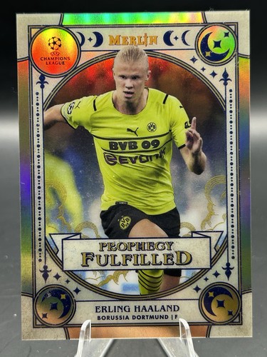 Erling Haaland 2021 Panini Merlin UEFA Champions League