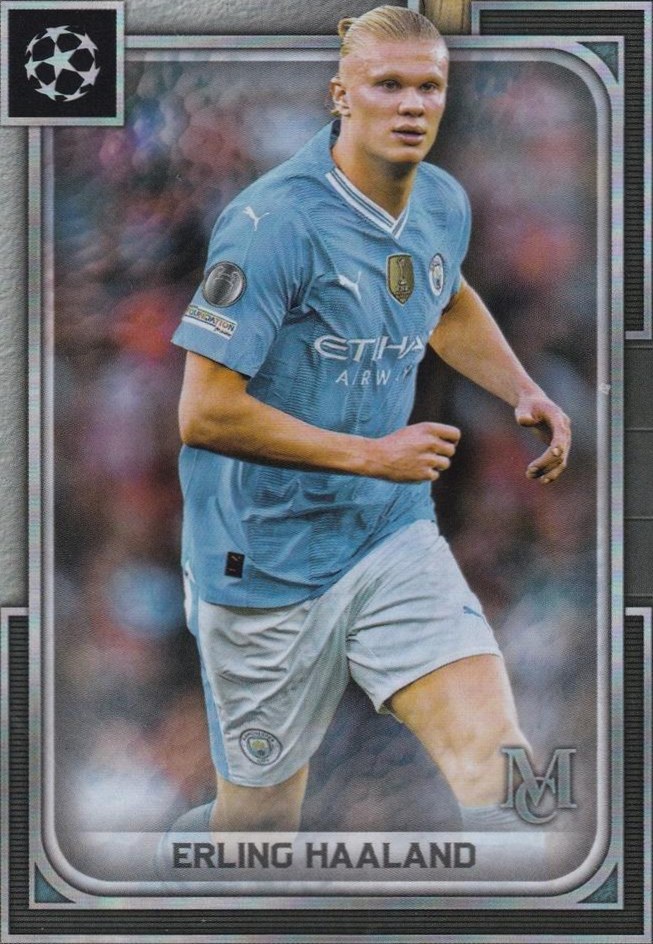 Erling Haaland 2023 Topps Museum Black Diamond /10