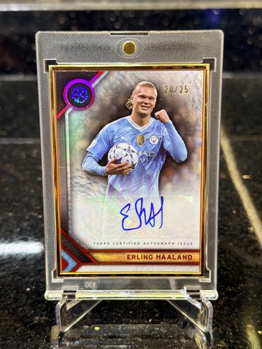 Erling Haaland 2024 Topps Museum Collection Gold /25