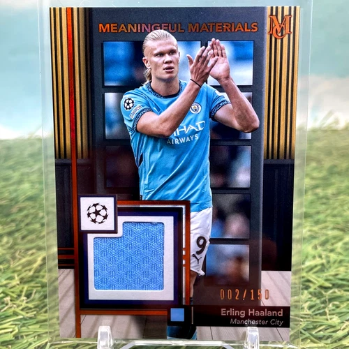 Erling Haaland 2024 Topps Museum Collection UEFA Gold /150