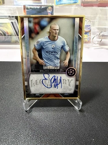 Erling Haaland 2023 Topps Museum Gold Frame /25