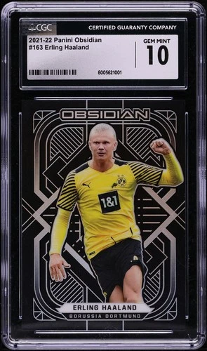 Erling Haaland 2021 Panini Obsidian /105