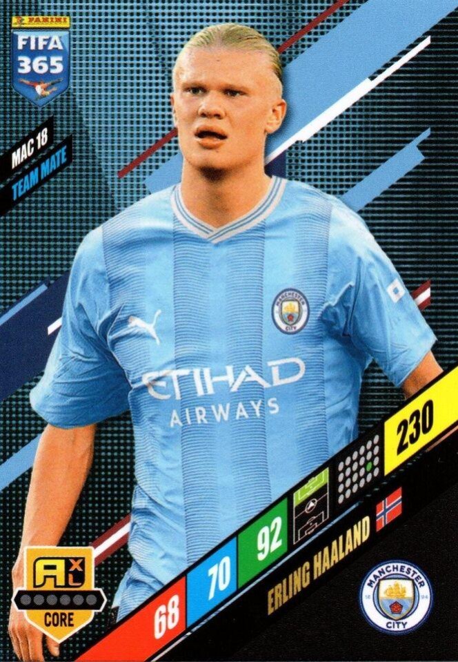 Erling Haaland 2024 Panini Adrenalyn XL FIFA 365