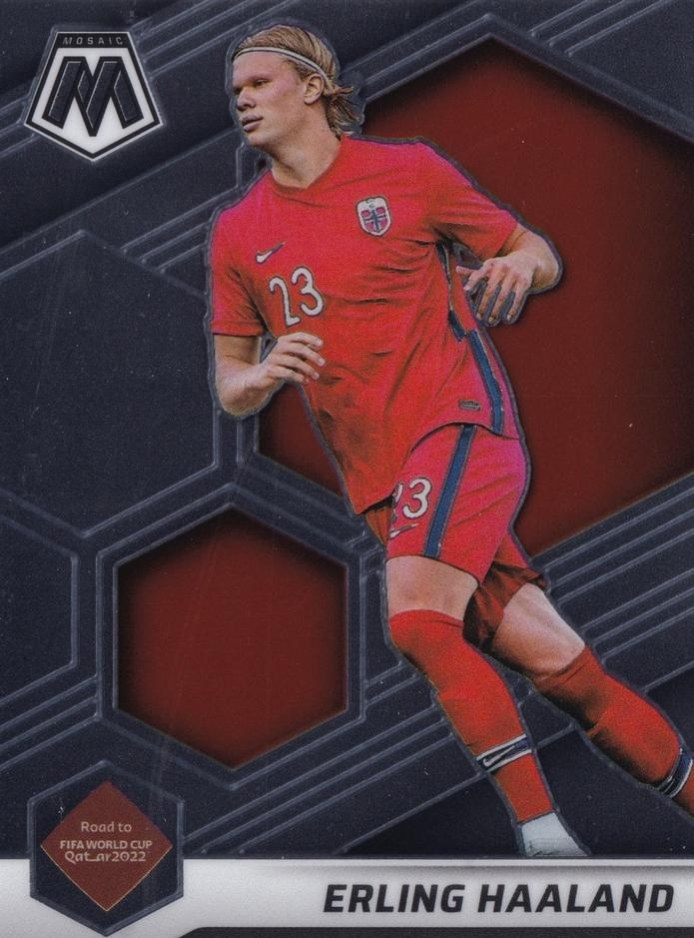 Erling Haaland 2021 Panini Mosaic Road to FIFA World Cup
