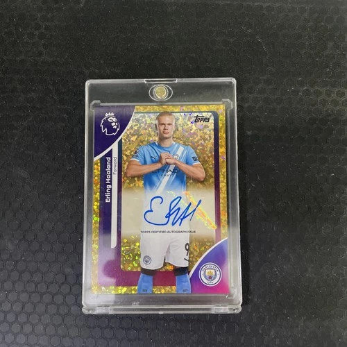 Erling Haaland 2025 Topps Premier League Auto Parallel /50