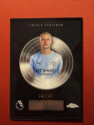 Erling Haaland 2025 Topps Premier League Black /10
