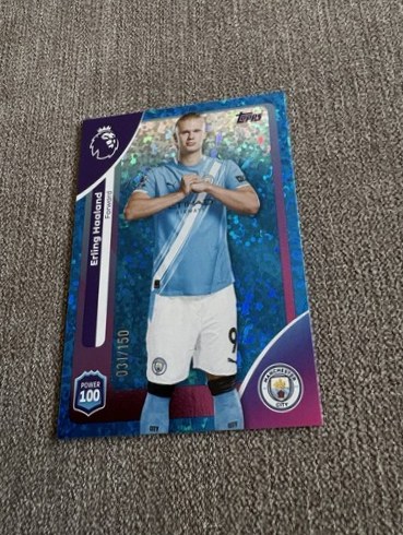 Erling Haaland 2026 Topps Premier League Blue /150