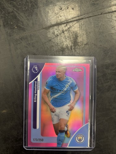 Erling Haaland 2025 Topps Premier League Chrome Pink /250