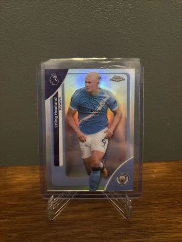 Erling Haaland 2025 Topps Premier League Chrome Refractor