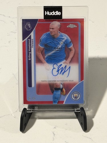 Erling Haaland 2025 Topps Premier League Chrome True Red /5