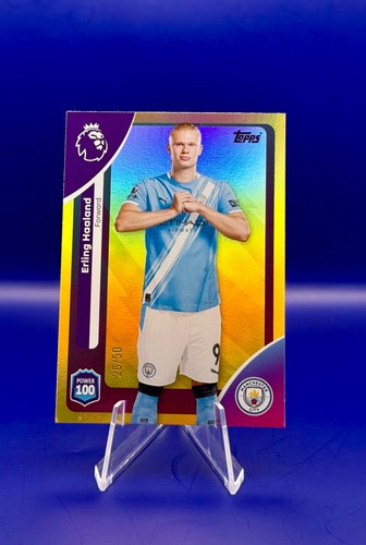 Erling Haaland 2025 Topps Premier League Gold Refractor /50