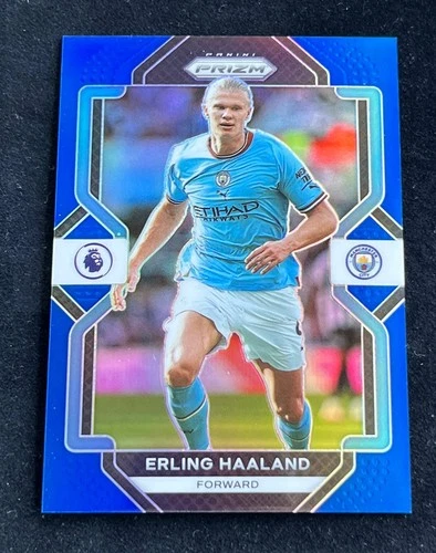 Erling Haaland 2022 Panini Premier League Prizm Blue /175