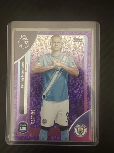 Erling Haaland 2025 Topps Premier League Purple /199