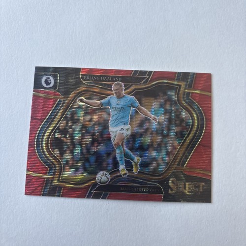 Erling Haaland 2022 Panini Premier League Select Rojo Prizm