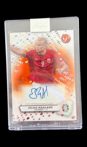 Erling Haaland 2023 Topps Pristine Arancione /25