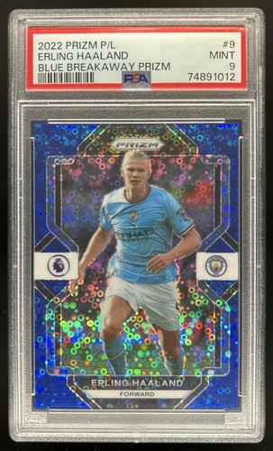 Erling Haaland 2022 Panini Prizm Blue /75