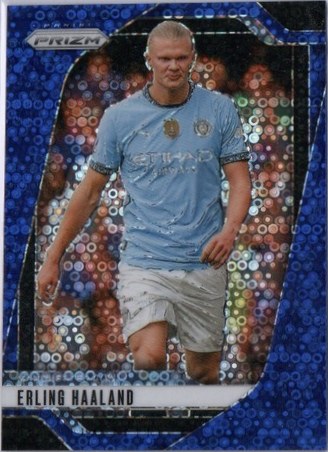 Erling Haaland 2024 Panini Prizm Blue Breakaway /99