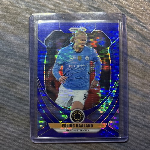 Erling Haaland 2025 Panini Prizm Blue Pulsar 116/275