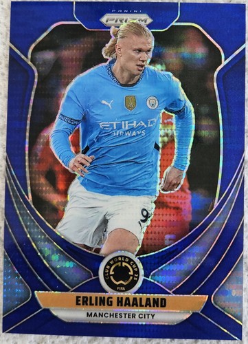 Erling Haaland 2025 Panini Prizm Copa Mundial de Clubes Pulsar Azul /274