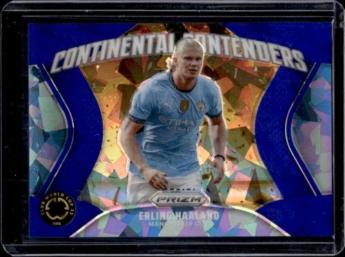 Erling Haaland 2025 Panini Prizm Copa Mundial de la FIFA 2025 Blue Ice /99