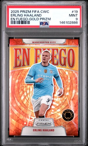 Erling Haaland 2025 Panini Prizm En Fuego /10