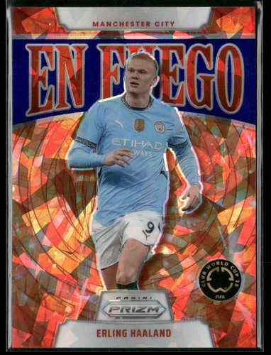 Erling Haaland 2025 Panini Prizm FIFA Club World Cup Blue Ice /99