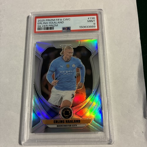 Erling Haaland 2025 Panini Prizm FIFA World Cup Silver Prizm