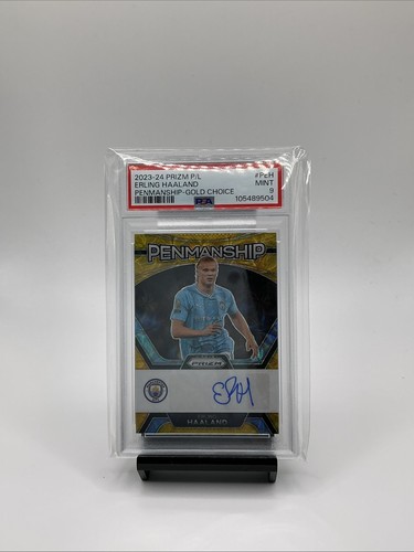 Erling Haaland 2023 Panini Prizm Gold /10