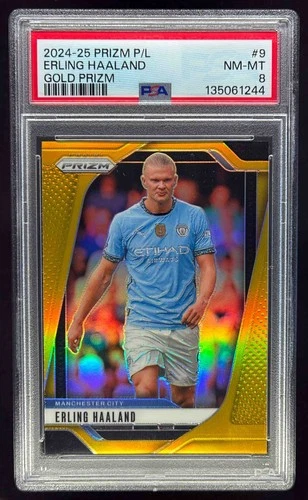 Erling Haaland 2024 Panini Prizm Gold /10