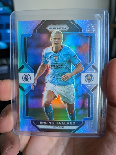 Erling Haaland 2023 Panini Prizm Holo Prizm