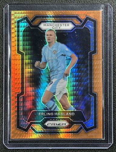 Erling Haaland 2022 Panini Prizm Orange Hyper #3